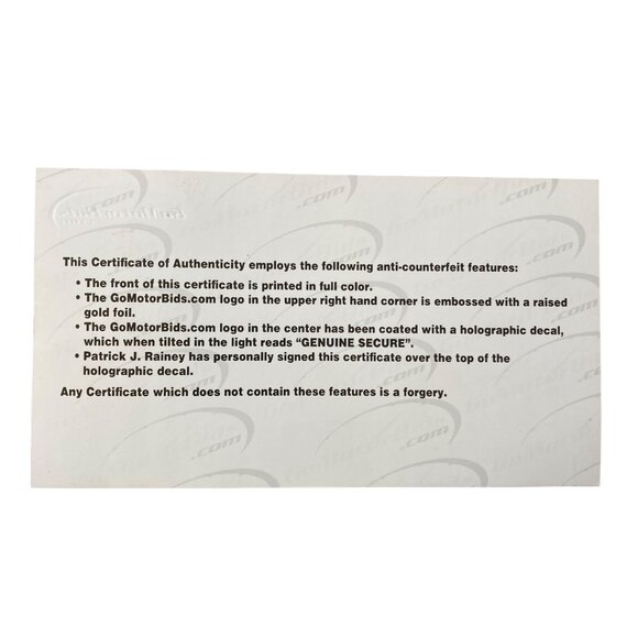 Fernandez Racing Owned Acura Dealership Card/Lanyard American LeMans w/COA - Picture 5 of 8